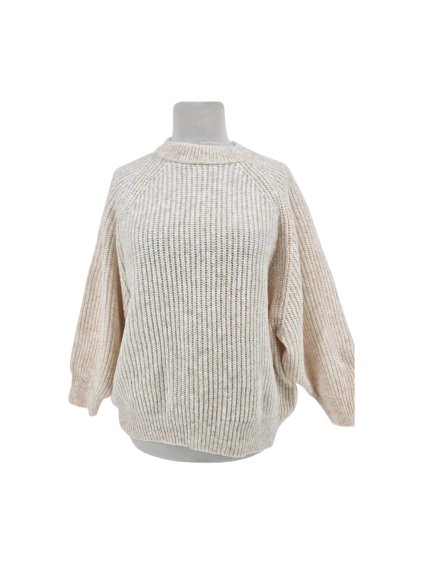 teplý příjemný béžový svetr GEORGE