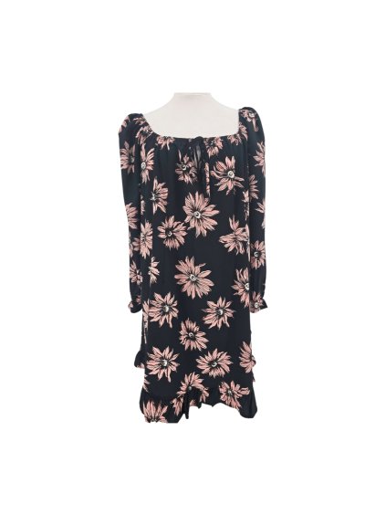 černé volnější šaty  COLLUSION