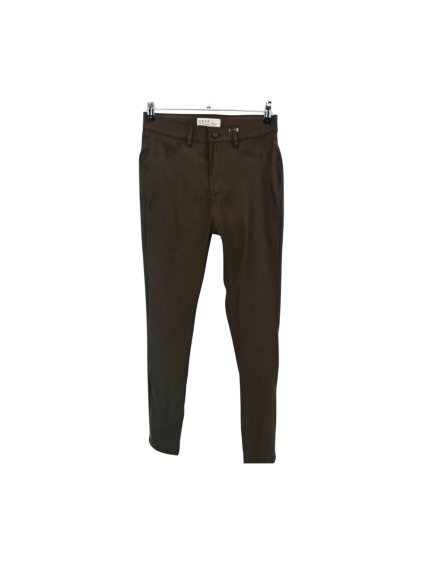 hnědé koženkové kalhoty  DENIM CO od PRIMARK