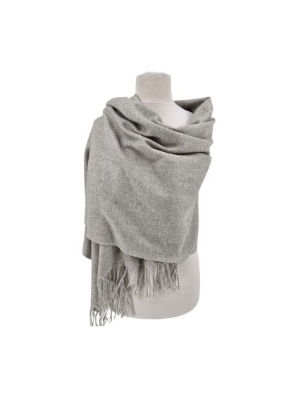 měkoučká šedá šála F&F