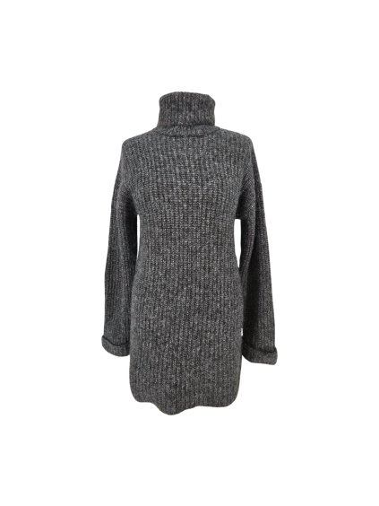 teplé pletené šaty s rolákem ZARA