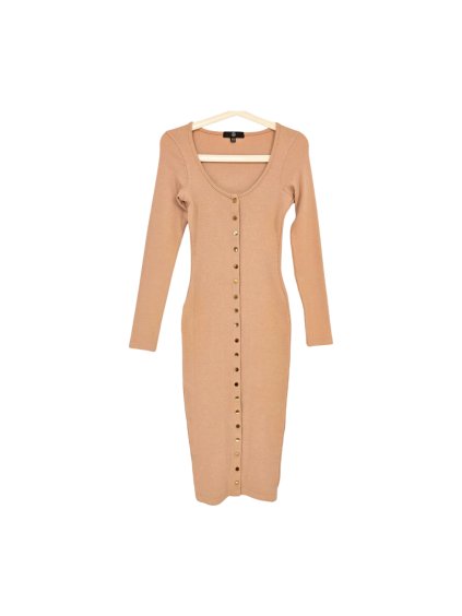 pružné propínací dlouhé šaty  MISSGUIDED