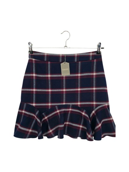 kostkovaná teplejší sukně OASIS