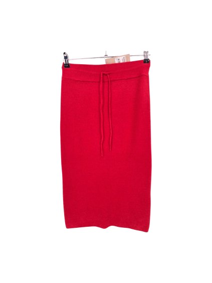 pletená červená sukně  TU