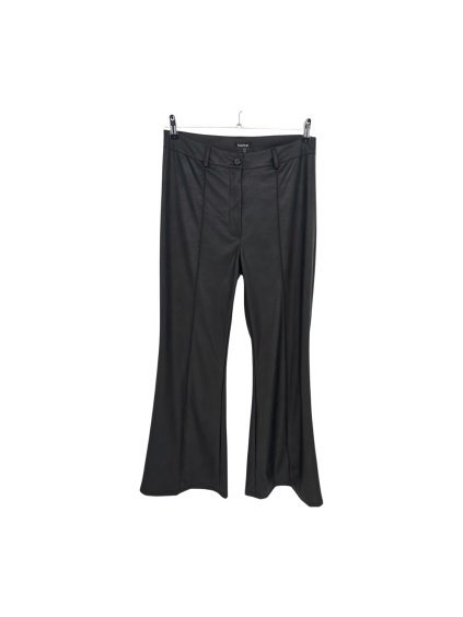 koženkové kalhoty  do zvonu BOOHOO