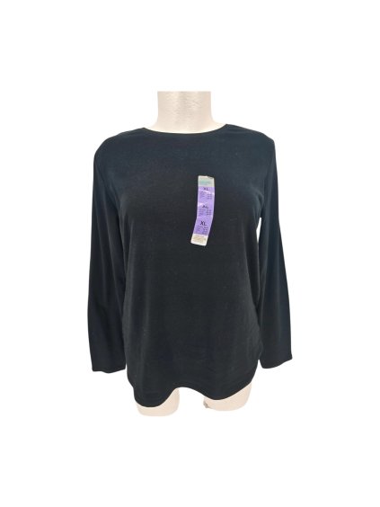 černé bavlněné tričko  PRIMARK