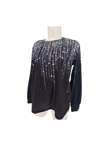 černobílý top EMERY  ROSE