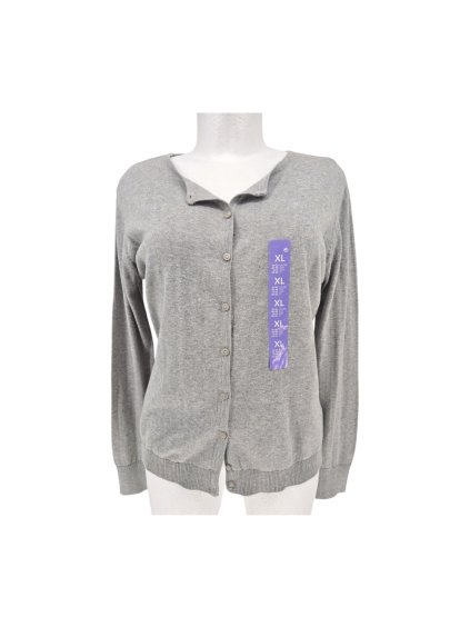 šedý propínací svetřík  PRIMARK