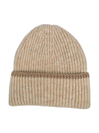 béžová  pletená čepice  H&M