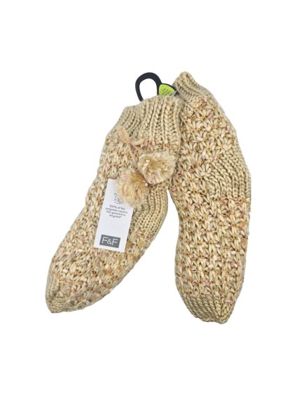 teplé pletené ponožky F&F