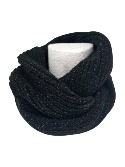 černá kruhová šála  F&F