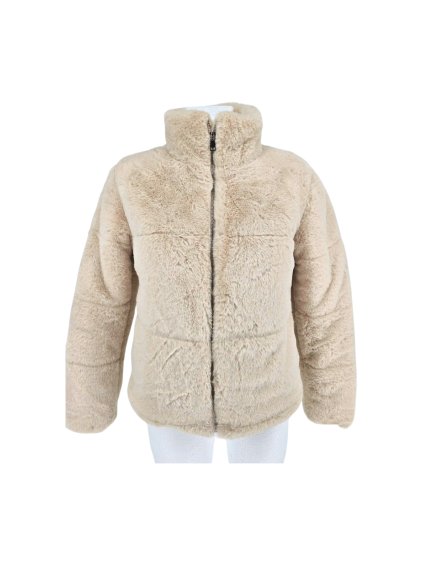 teplá kožešinová bunda  PAPAYA