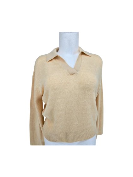 měkký béžový svetřík NEW LOOK