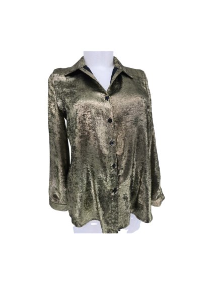 zlatá košile SHEIN