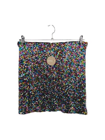 barevná flitrová sukně  APRICOT