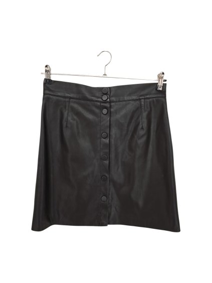 koženková propínací sukně  H&M
