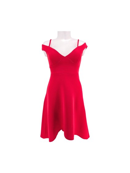 červené společenské šaty QUIZ