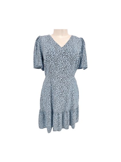 modré viskozové šaty  F&F