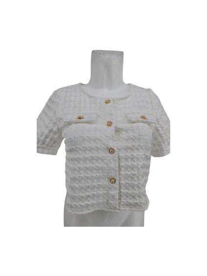 bílá kratší halenka  DAZY