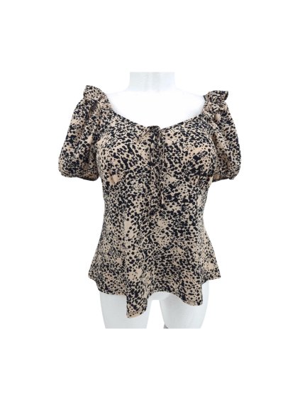 béžovo černý topík GEORGE