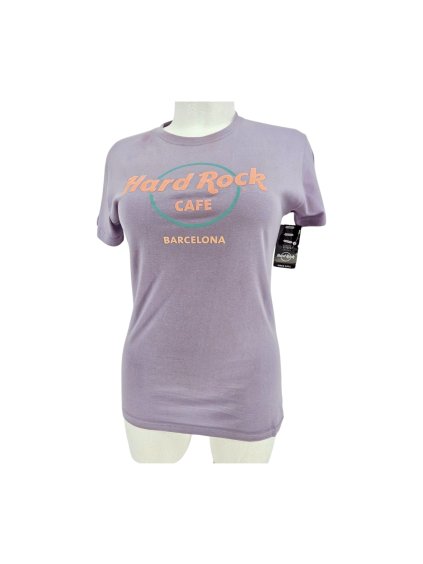 fialové tričko HARD ROCK cafe