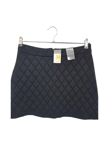 černá prošívaná sukně  PRIMARK