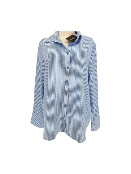 oversized pruhovaná košile  PRETTY LITTLE THING