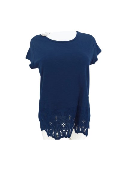 modrý top s krajkou GEORGE