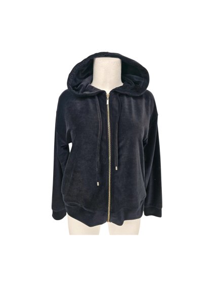 černá sametová mikina  NUTMEG WOMAN