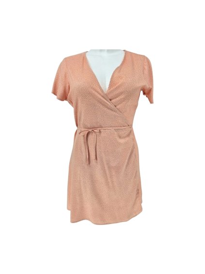 zavinovací broskvové šaty  PRIMARK