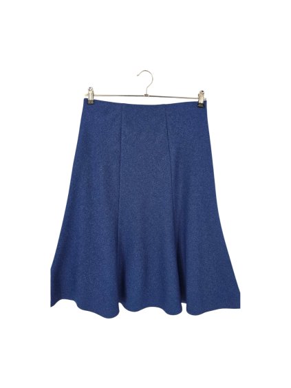 modrá midi sukně HONOR MILBURN