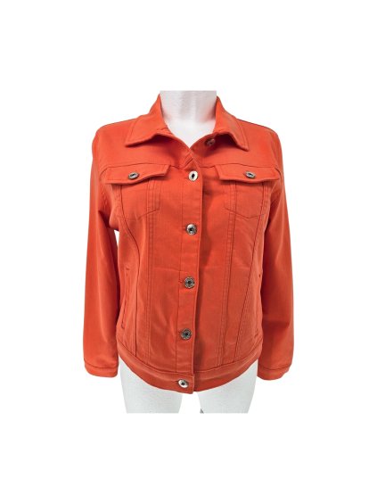 oranžová džínová bundička  DOLCEZZA JEANS