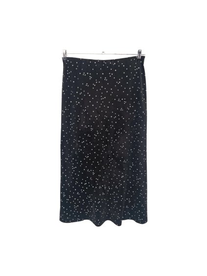 sametová černá sukně APRICOT