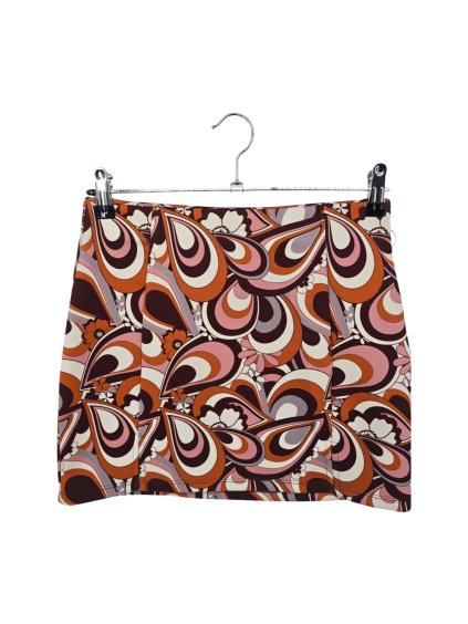 krátká barevná sukně BERSHKA