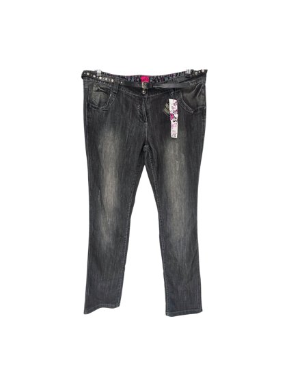 džíny s páskem v retro stylu GEORGE