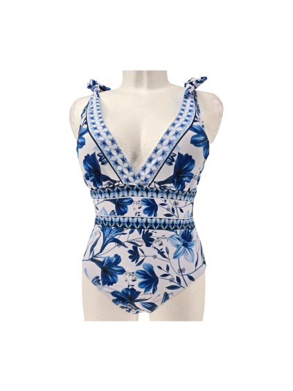 modro bílé plavky SHEIN