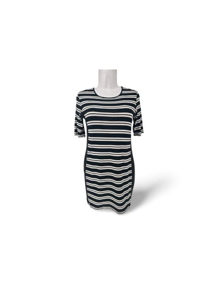 černobílé pružné šaty DOROTHY PERKINS