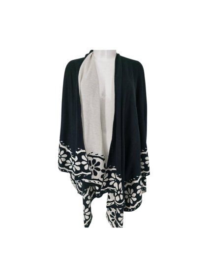 černobílý přehoz / svetr  ANNE SMITH