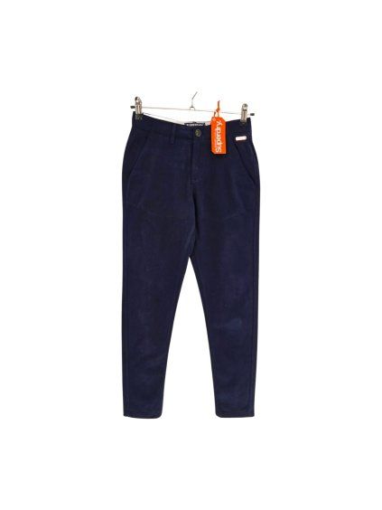 chino modré kalhoty  SUPERDRY