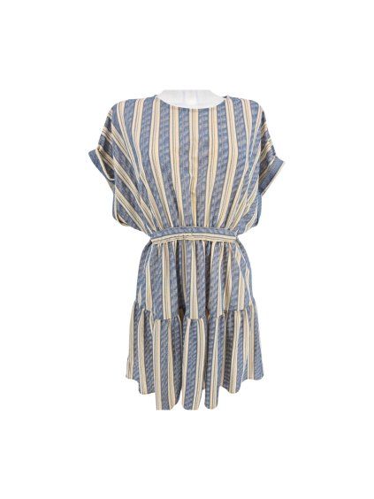 modro krémové  letní šaty PRIMARK