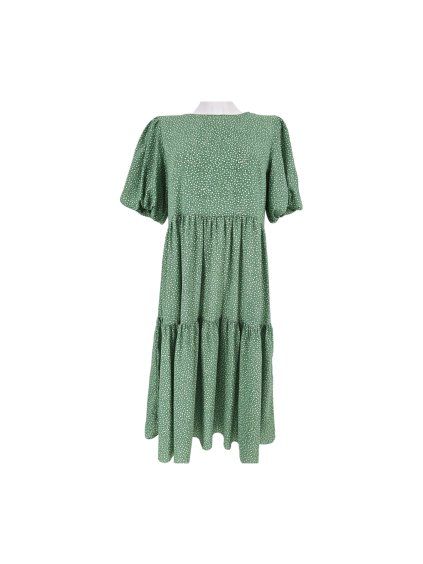 zelené volnější šaty  GLAMOROUS