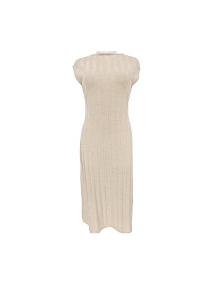 dlouhé béžové šaty PRIMARK