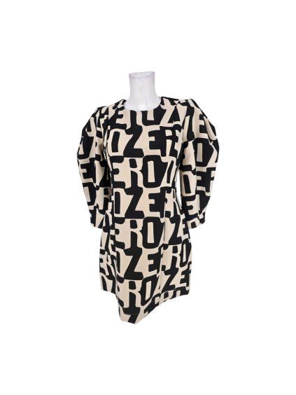 luxusní černobílé šaty  DIXIE