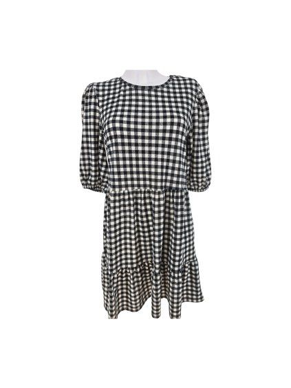 černobílé kostkované šaty  PRIMARK