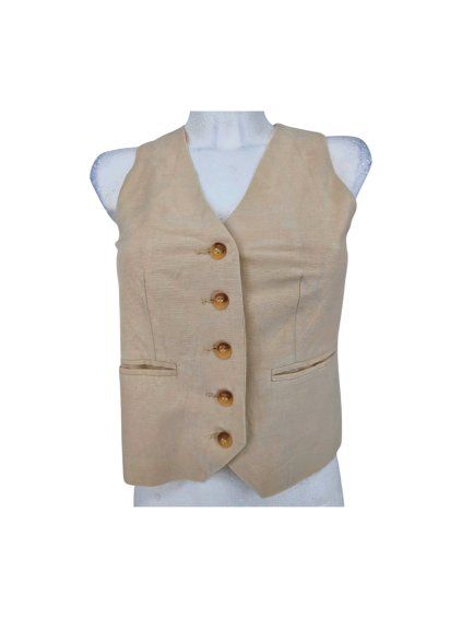 lněná vesta  NEXT