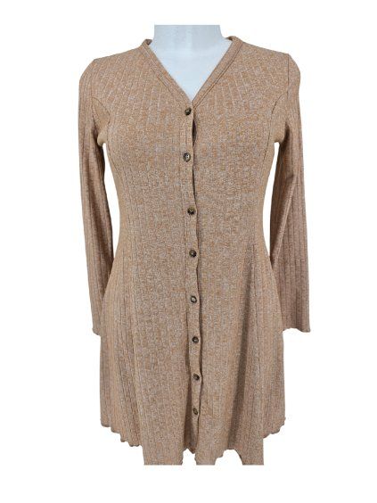 hnědé propínací šaty PRIMARK