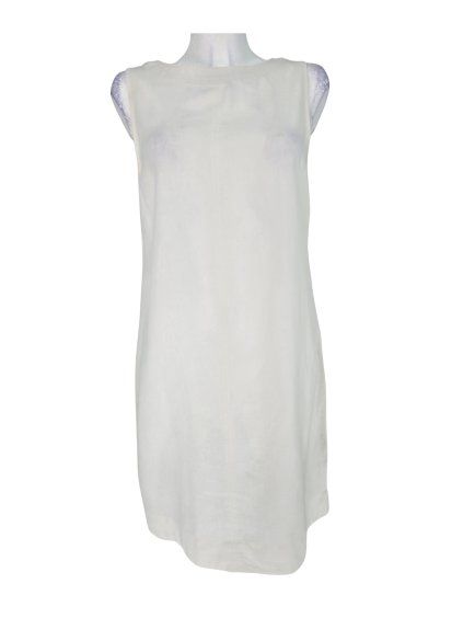 bílé lněné šaty MARKS & SPENCER