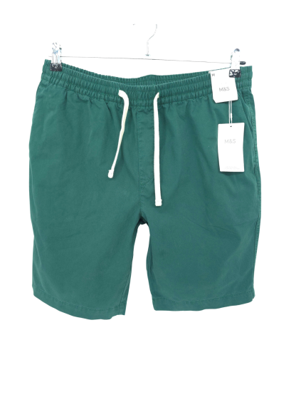 zelené bavlněné kraťasy  MARKS & SPENCER