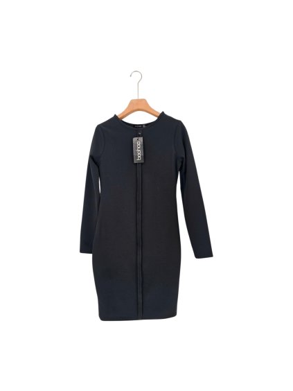 jednoduché černé šaty BOOHOO vel. 36
