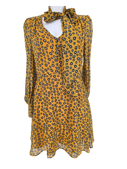 žluté šaty ATMOSPHERE